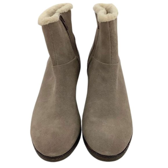 Hush Puppies | Women's  Ani Hyde IIV Ankle Boots | Taupe | Size 10 - Picture 2 of 6